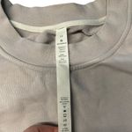 Lululemon Women’s 12 Crewneck Sweatshirt Natural Beige Oversized Cotton Crop Photo 2