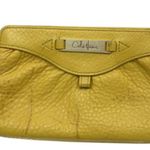 Cole Haan Cole Hane Yellow Leather Wallet Photo 1