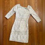 As You Wish As U Wish White Bodycon Embroidered Dress Photo 0