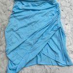 NWT Acelitt women’s front cutout sky blue mini dress size s Photo 7