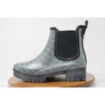 Jeffrey Campbell  Cloudy-V Black White Plaid Platform Chelsea‎ Boots 9M Photo 6