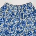 Vintage 90s Napa Valley Yellow & Blue Floral Shorts Size M Photo 4