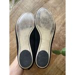 Lands' End Lands’ End Black Suede Ballet Flats with Brown Trim Size 6B Women’s Photo 5