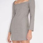 ZARA  Plaid Square Neck Dress, Brown, Size XS Photo 1