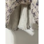 French Connection  Vintage‎ Floral Print A Line Midi Skirt Button Side SILK Photo 4