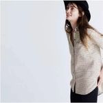 Madewell ✨ Flannel Oversized Ex-Boyfriend Sz XS Shirt in Mick Striped✨ Photo 2