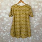 LuLaRoe Prefect Mustard Yellow Tee Photo 4