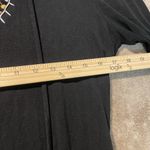 Theme Dress Womens Sz L Black Embroidered Flowy Long Sleeve Boho Vneck Midi Size L Photo 6