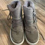 Cougar Treville Shearling Boots Women's 8.5 Brown Suede Lace Up Round Toe S22 Photo 0