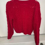 Pink Rose  red sweater NWT size medium Photo 1