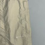 Tan Track Pants with Elastic Cuffs and Relaxed Fit Size M Photo 1