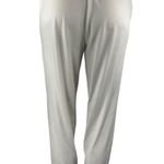 Lululemon Soft Jersey Classic Fit Women White Athletic Jogger Sweat Pants Size 6 Photo 2