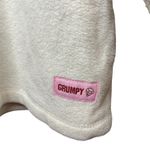 Disney  Grumpy Sherpa Fleece Hoodie Sweatshirt Sz XL White Pink Beads Snow White Photo 5