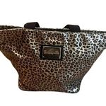 Betsey Johnson Cheetah Shopper Tote Bag Purse Betseyville RARE Metallic Gold Photo 3