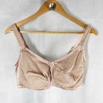 Amoena Ina SB 44137 Nude Mastectomy Post Surgical Bra Size 40DD Brown Photo 0