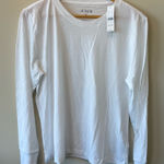 J.Crew White Basic Long Sleeve Shirt Photo 0