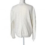 Vintage Knit Cardigan Sweater White Size L Photo 4