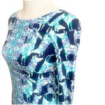 Lilly Pulitzer  Beacon Alpaca My Bags Blue Mini Dress Size XXS Pima Cotton Photo 3