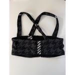 OFFLINE by Aerie Houndstooth Sports Bra Medium Support XS Athleisure Streetwear Black Photo 2