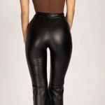 Meshki Black Leather Pants Photo 2