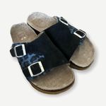Muk Luks  Susan Sandals Blue Leopard Print Sandal Photo 2