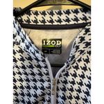 IZOD  Houndstooth Women's Golf Pullover Quarter Zip Tee Top Shirt NEW Photo 2