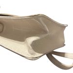 Kendall + Kylie Croc Embossed Cream Crossbody Bag with Black Accent Chain Photo 13