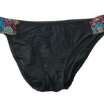 Mossimo Bikini Bottom Hipster Aztec Print Black S Photo 0