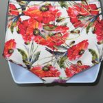 Clover Canyon  Made In USA Mesh Side Bikini Bottom EUC Size S Floral Print‎ Photo 2