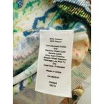 Talbots  Sweater Large Paisley Button Front Cardigan Lightweight Colorful Vibrant Photo 4