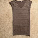 Xhilaration brown gray cap sleeve knit sweater Size small Photo 1