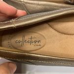 Clarks Ashland bubble loafers gold bronze leather size 12 Photo 5