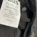 SER.O.YA Maya High Rise Skinny Jeans In Ash Raw Edge size 28 Black Photo 5