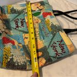 NWT Cloth Shoulder Bag Purse Beaded New York Miami Los Angeles Travel Theme Photo 7
