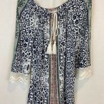 Peter Nygard  Boho Mixed Media Tunic Top Women’s Size Small Photo 8