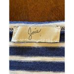 Joie  Blue And White Striped Cotton‎ Short Sleeve Pullover Mini T Shirt Dress S Photo 5