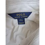 Ralph Lauren Polo Polyester Quilted Jacket Corduroy Collar Winter White Sz L Photo 4