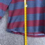 Natural Reflections Striped Hoodie Tunic Top Women's 3X Blue Red Cotton Blend Photo 5