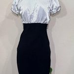 Iz Byer Y2K Vintage Polkadot Ruffle Dress Photo 13
