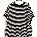 Universal Threads Universal Standard Geneva Black and White Striped Dress Photo 2