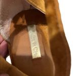 Louise et Cie  Clover Sandal Tan
Suede Strappy Uppers Back Zip
Ankle Wrap 8.5 Photo 1