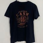 Johnny Cash Walk The Line Graphic Tee Black Size XL Photo 4