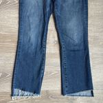 MOTHER The Insider Crop Step Fray Flared Jeans in Sweet And Sassy 25 Blue Photo 5