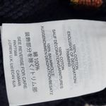 Madewell Navy Blue Sleeveless Knit Sweater Vest Embroidered Floral Size XXS Photo 4