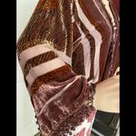 Gorgeous Set of Jingjao Beaded Dress and Coat Brown Size 8 Photo 3