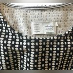 Anthropologie  Isabel Black and Off White Geometric Side Tie Dress Size Small Photo 6