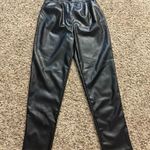 Princess Polly  Black Leather Pants Photo 0