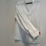 Tantrums Women White Tunic Gauze embroidery. Cottagecore Peasant Blouse Photo 8