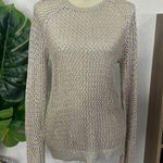 Velvet Tees Velvet • metallic open knit sweater Photo 0