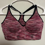 Xhilaration  Strappy Pink and Black Sports Bra Photo 0